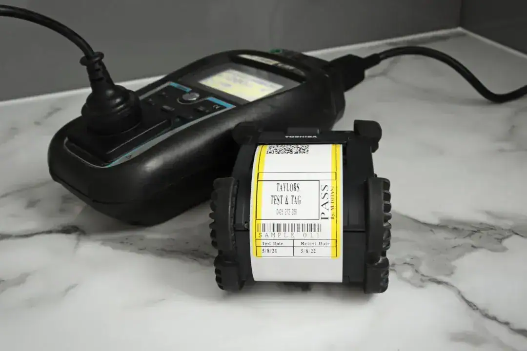 Electrical test and tag